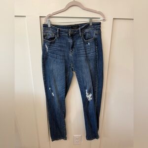 Judy Blue Women's Classic Blue Straight Leg Jeans